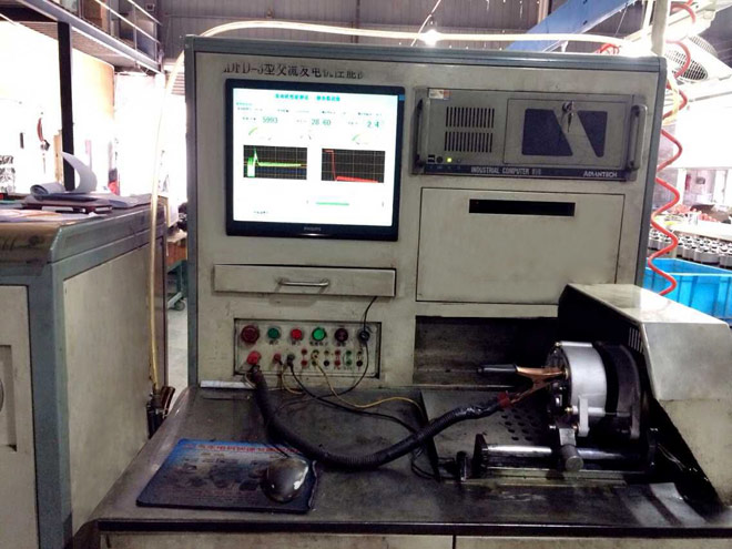 Test machine