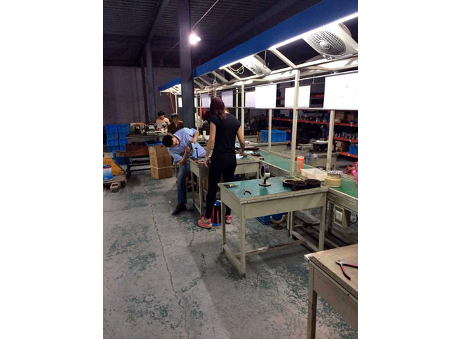 Stator assembly shop